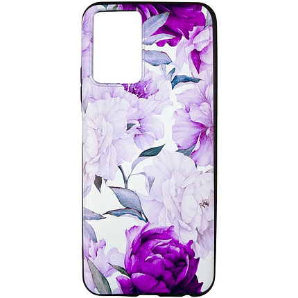 Чохол Print на ZTE Blade V30 Vita (на зті блейд на30 віта) Фіолетові квіти, фото 1