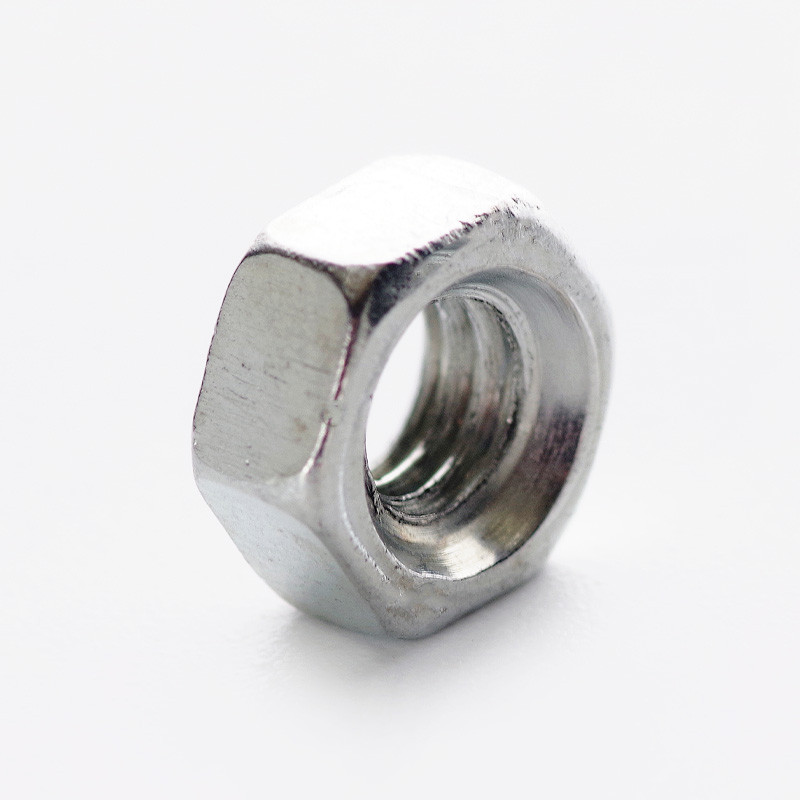 Гайка шестигранна М8 DIN 934 кл. пр. 6 цинк білий (пач 100шт) APRO 6008-21