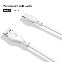 Кабель USB - microUSB (1m) 2,4A Quick Charge шнур швидкої зарядки і синхронізації телефону для смартфона KUULAA