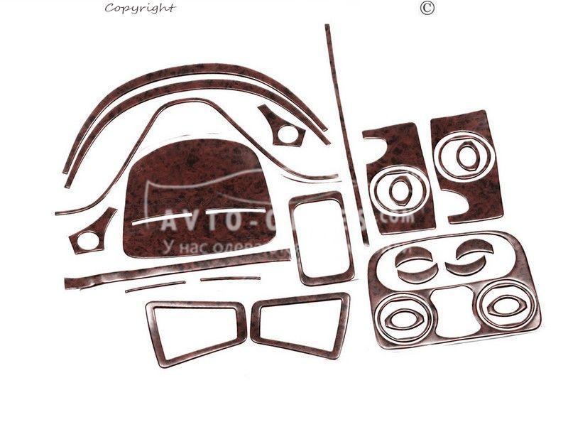 Декор на панель Fiat Doblo 2001-2012, 13 элем - цвет: под дерево - фото 1 - id-p22827031