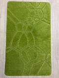 Килимки для ванної салатові 100 х 60 виробництво Туреччина, фото 2