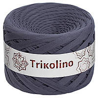 Пряжа трикотажная 7-9 мм "Trikolino" 100м. Антрацит