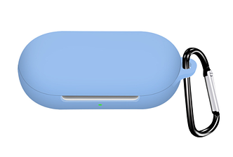 Чохол-накладка DK Silicone Candy Friendly з карабіном для OnePlus Buds Z2 (lilac)