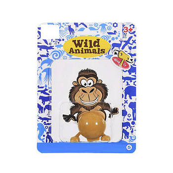 Іграшка заводна "Тварини" 2029A 14 см (Обезіана)