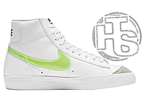 Женские кроссовки Nike Blazer Mid 77 White Volt DJ3050-100