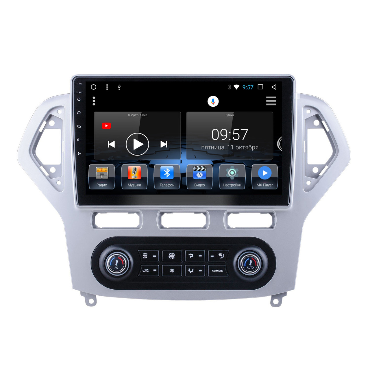 Штатна магнітола для Ford Mondeo 2006-2010 (клімат контроль) на Android