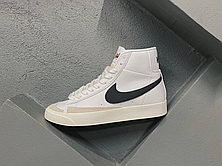 Жіночі кросівки Nike Blazer Mid 77 Vintage White Black BQ6806-100, фото 4