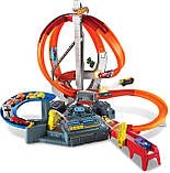 Трек Хот Вілс запаморочливі віражі Hot Wheels Spin Storm Track Set CDL45 Playset Автотрек Mattel Оригінал, фото 4