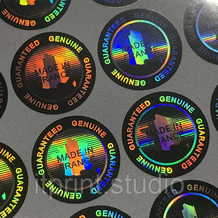 Кругла срібляста MADE IN FRANCE 20 мм, фото 1