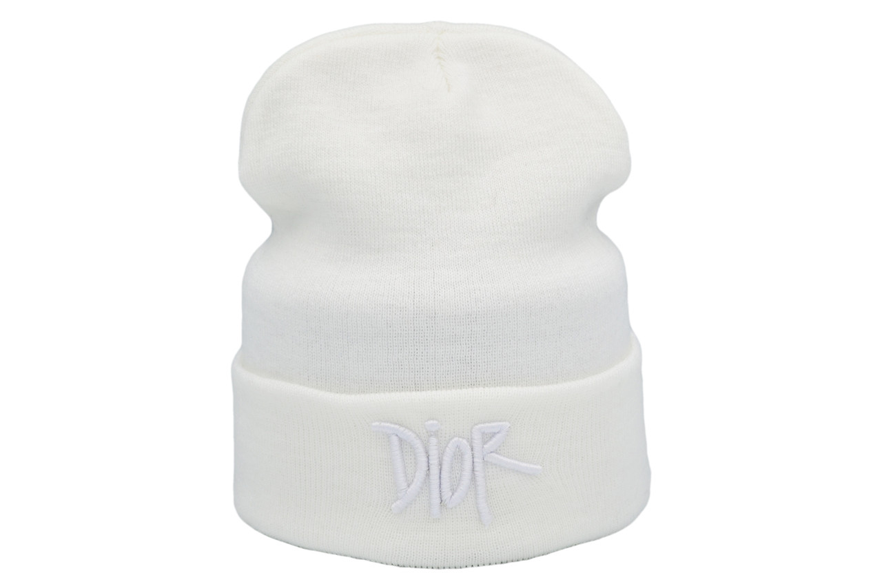 Шапка Hip Hop Shop Dior 55-59 см біла (H-08118-453)