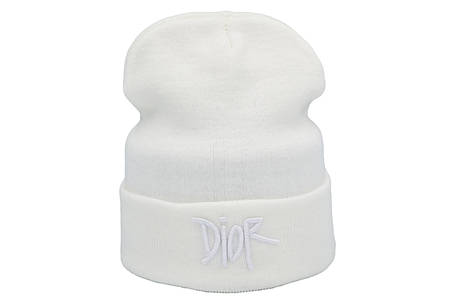 Шапка Hip Hop Shop Dior 55-59 см біла (H-08118-453), фото 1