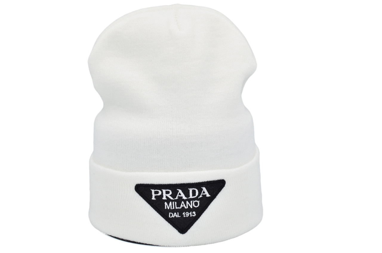 Шапка Hip Hop Shop Prada 55-59 см біла (H-08118-468)