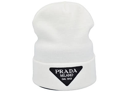 Шапка Hip Hop Shop Prada 55-59 см біла (H-08118-468), фото 1