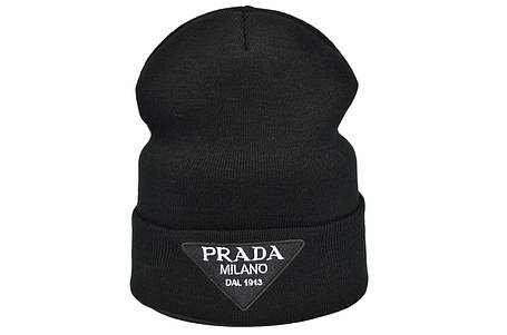 Шапка Hip Hop Shop Prada 55-59 см чорна (H-08118-478), фото 1