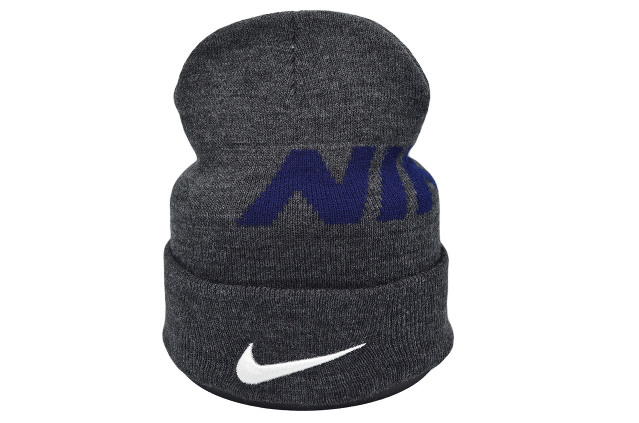 Шапка Flexfit Nike 53-57 см темно-сіра (F-09118-505)