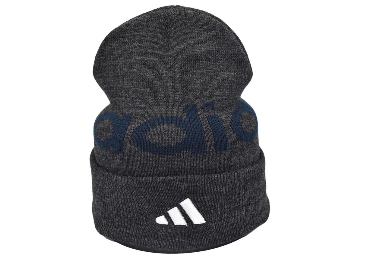Шапка Flexfit Adidas 53-57 см темно-сіра (F-09118-513)
