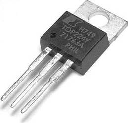 TOP224YN (45W /5.7 V) TO-220. Перетворювачі змінного струму в постійний 45W 85-265 VAC 75W100 / 1