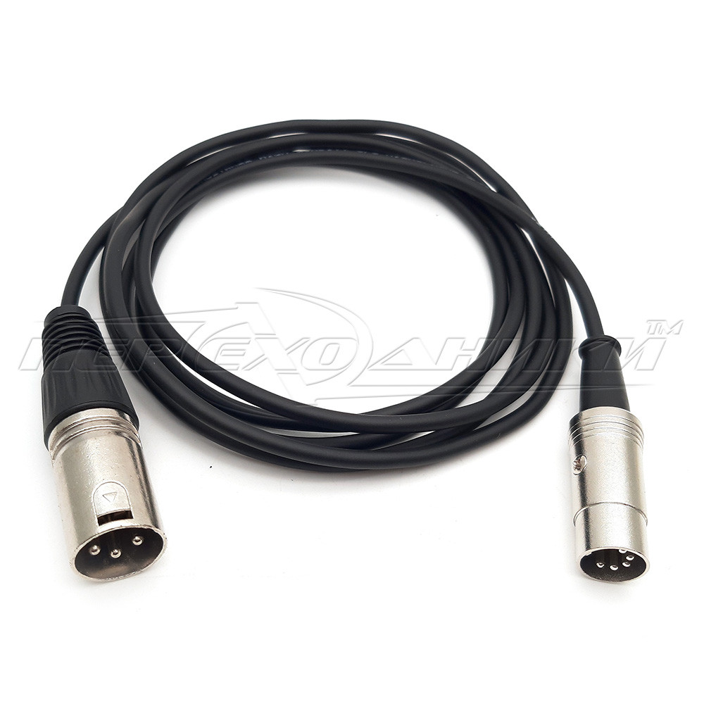 Кабель 5 pin DIN на роз'єм XLR 3 Pin у екрані (тато)