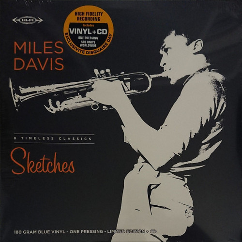 Вінілова платівка Miles Davis - Sketches 2021 (783 354, Ltd., 180 Gm., Blue) Rat Pack/EU Mint (art.239682)