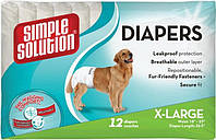 Simple Solution Disposable Diapers X - Large (Симпл Солюшн Диспосбл) подгузники для больших собак и животных