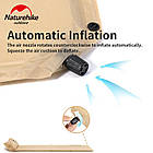 Самонадувний кемпінговий килимок Naturehike Mat with Pillow 25 mm NH15Q002-D Natural yellow, фото 3