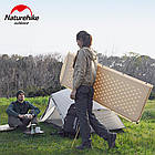 Самонадувний кемпінговий килимок Naturehike Mat with Pillow 25 mm NH15Q002-D Natural yellow, фото 4