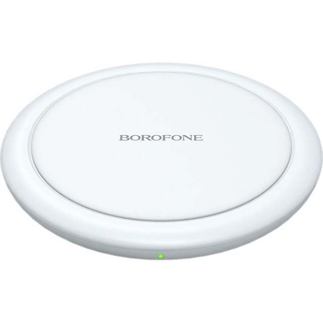 Бездротове зарядний пристрій BOROFONE BQ6 Boon 15W Wireless Fast Charger White (BQ6W)