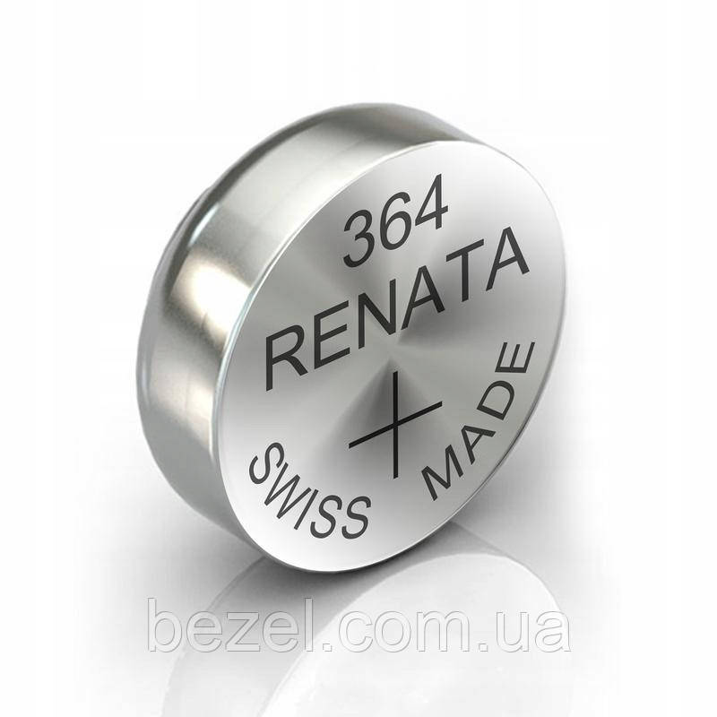 БАТАРЕЙКА 364 (SR621SW) RENATA, ОКСИД СРІБЛА  [ШВЕЙЦАРІЯ]