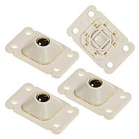 Ролики для меблів Supretto на клейкій основі універсальні (Арт. 7293-0001)