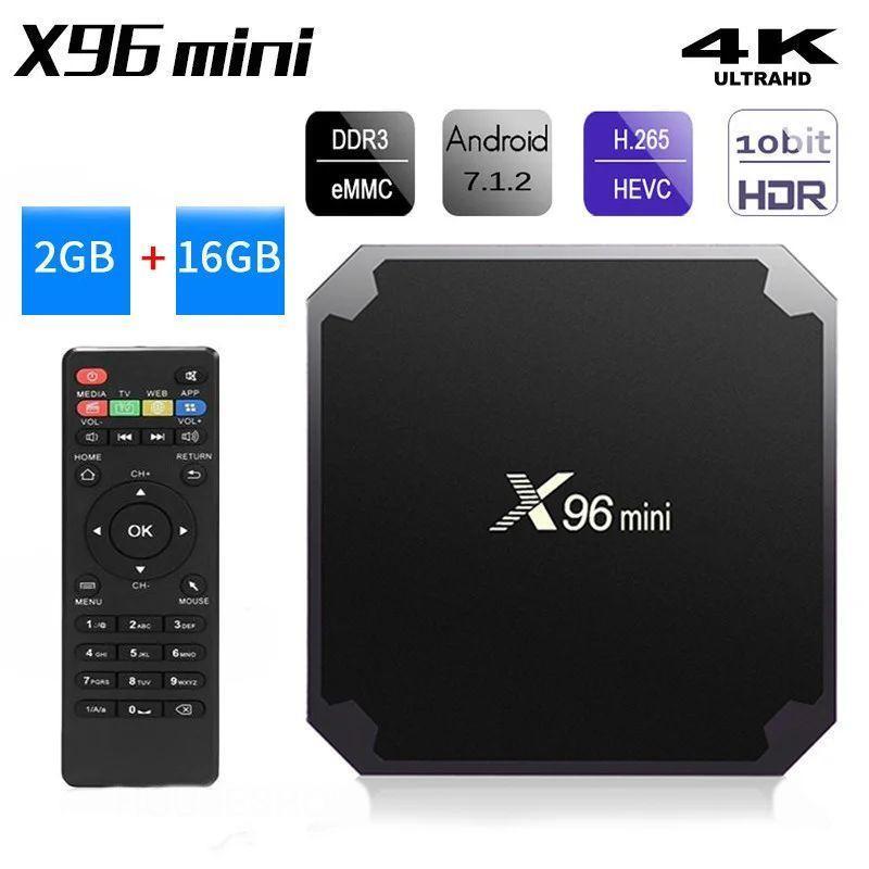 Смарт-приставка X96 MINI 2+16 MicroSD/USBx2/DTS