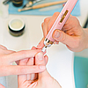 Портативний фрезер для манікюру та педикюру + 5 насадок, Flawless Salon Nails / Бездротовий фрезер для нігтів, фото 3