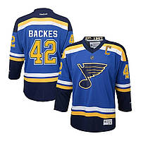 Хоккейная детская джерси David Backes St. Louis Blues Reebok