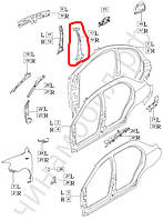 Панель боковины центральная правая ЗАЗ Форза (ZAZ Forza) A13-5400400-DY