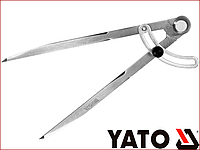 Циркуль разметочный с фиксатором 200 мм Yato YT-72101