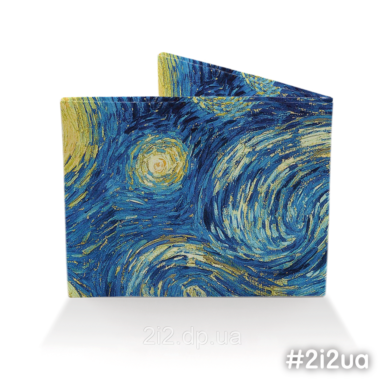 Гаманець ультратонкий #2i2ua (Ван Гог Зоряна ніч) - фото 1 - id-p1241818330
