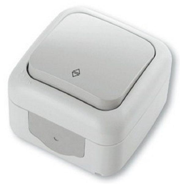 Прохідний вимикач перемикач зовнішній P54 Viko Palmiye 90555504