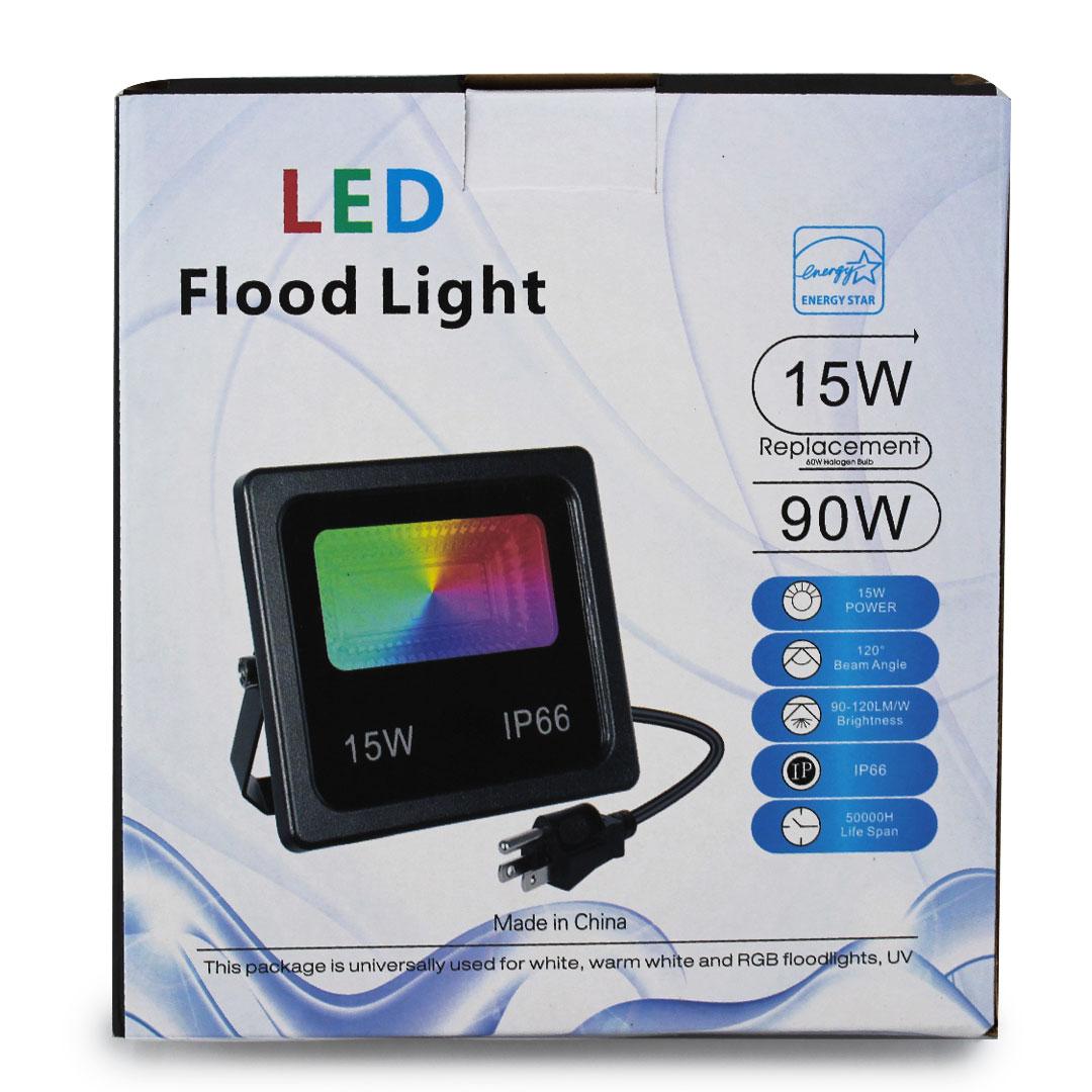 SMART LED ПРОЖЕКТОР 15W IP66 RGB bluetooth з додатком