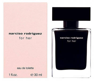 Квіткова туалетна вода жіноча Narciso Rodriguez for Her 30ml оригінал, деревно-мускусний аромат