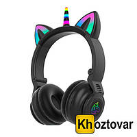 Бездротові навушники STN-27 Cat Ear | Єдиноріг з котячими вушками