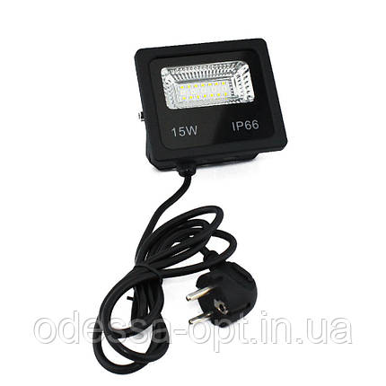 SMART LED ПРОЖЕКТОР 15W IP66 RGB bluetooth з додатком, фото 2