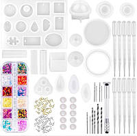 Форми молди для кулонів для роботи з епоксидною смолою молди для біжутерії