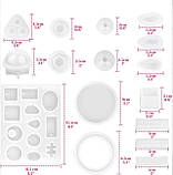 Форми молди для кулонів для роботи з епоксидною смолою молди для біжутерії, фото 2
