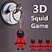 Дитячий брелок Гра в кальмара Squid game NJ-0016 G, фото 5