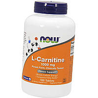 Л-карнитин NOW L-Carnitine Tartrate 1000 100 tab Жиросжигатель