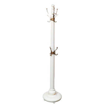 Дерев'яна підлогова вішалка білого кольору Capanni