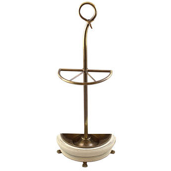 Підставка для парасольок із натурального дерева в білому кольорі Capanni