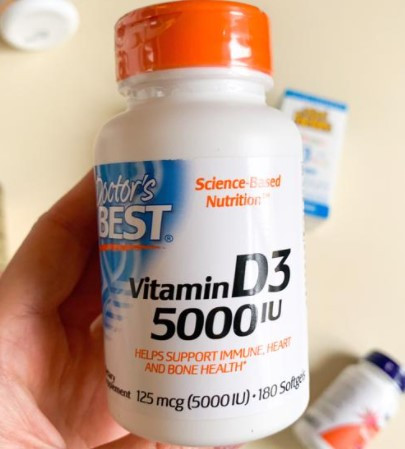 Вітаміни Vitamin D3 5000 IU 180 капсул