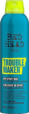 Tigi Bed Head Trouble Maker Dry Spray Wax Текстурирующий спрей-воск для волос, 200 мл