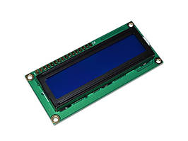LCD 1602A V2.0 синій фон білі символи з підсвічуванням