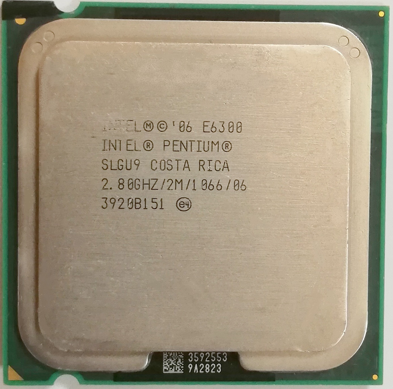 Процесор Intel Pentium E6300 R0 SLGU9 2.8 GHz 2M Cache 1066MHz FSB Socket 775 Б/В